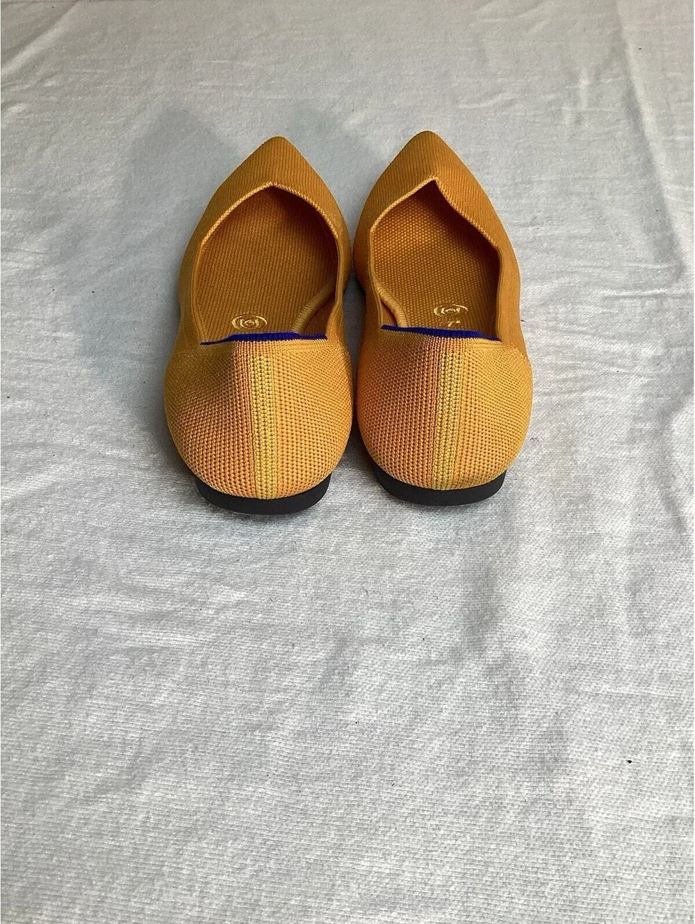 Rothy's The Point Marigold Yellow Flats Women's Size 8